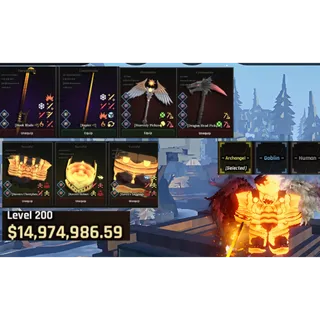 💎 ARCANGEL ENDGAME ACCOUNT - SURYAFAL RAVEN ARMOR SET