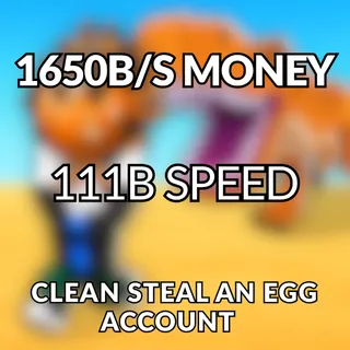 💎  $1650B/S Steal An Egg Account 