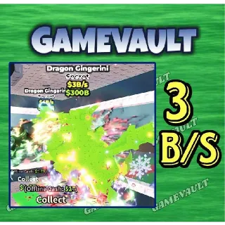 $ 3B RAINBOW DRAGON GINGERINI