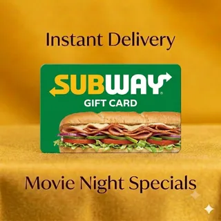 $100 USD  SUBWAY Gift Card