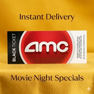 2 AMC Theatres Black Ticket