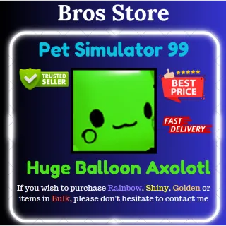 Huge Balloon Axolotl