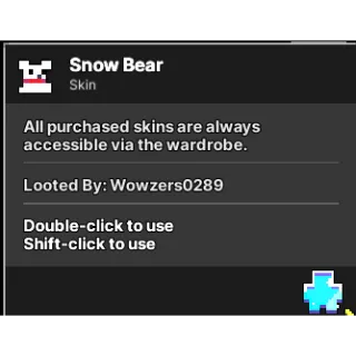 Pixel Quest | Snow Bear Skin