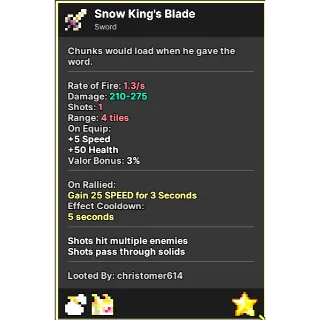 Pixel Quest | Snow King's Blade Legendary