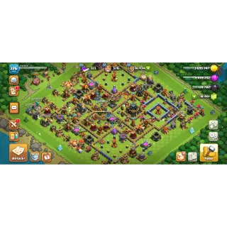 TH17 High-Level Account | XP 226 | Strong Heroes & Defences | Safe Deal | DM to Buy