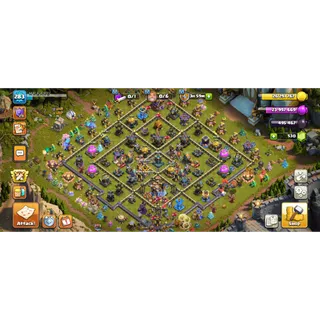 High-level CoC account! XP Level 283. Heroes: Barbarian King 101, Archer Queen 101, Grand Warden 90, Royal Champion 51