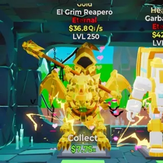 Gold El Grim Reapero $36.8Qi/s Fortnite Steal The Brainrot