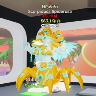 Heaven Scorpidusa Spiderusa $63.1Qi/s Fortnite Steal The Brainrot