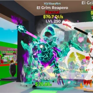 Halloween El Grim Reapero $70.7Qi/s LVL 250