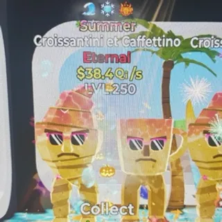 Fortnite Steal The Brainrot Croissantini et Caffettino $38.4Qi/s