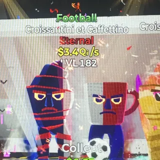 Fortnite Steal The Brainrot Croissantini et Caffettino
