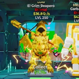 Gold El Grim Reapero $36.8Qi/s Fortnite Steal The Brainrot