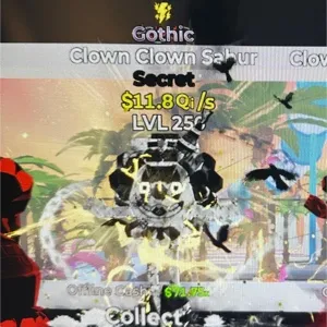 Fortnite Steal The Brainrot Clown Clown Sahur $11.8Qi/s