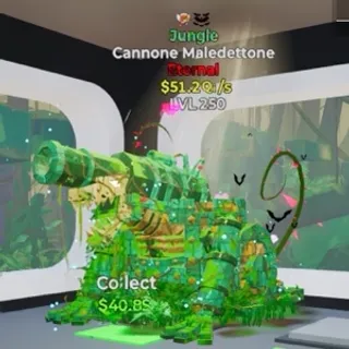 Jungle Cannone Maledettone $51.2Qi/s Fortnite Steal The Brainrot Eternal
