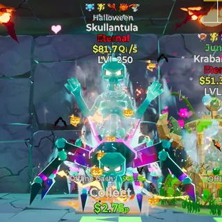 Halloween Skullantula $81.7Qi/s