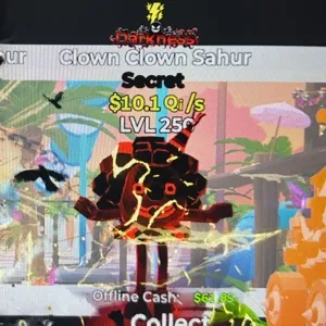 Fortnite Steal The Brainrot Clown Clown Sahur $10.1Qi/s