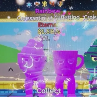 Fortnite Steal The Brainrot Croissantini et Caffettino 6 Traits 