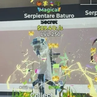 Fortnite Steal The Brainrot Serpientare Baturo $29.4Qi/s