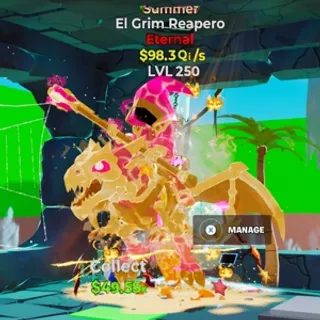 Summer El Grim Reapero $98.3Qi/s Fortnite Steal The Brainrot