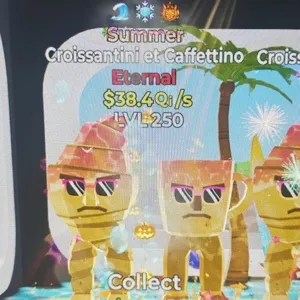 Fortnite Steal The Brainrot Croissantini et Caffettino $38.4Qi/s