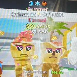 Fortnite Steal The Brainrot Croissantini et Caffettino