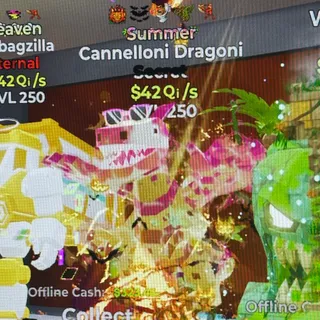 Fortnite Steal The Brainrot Cannelloni Dragoni $42Qi/s