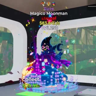Rave Magico Moonman $83.8Qi/s Fortnite Steal The Brainrot 
