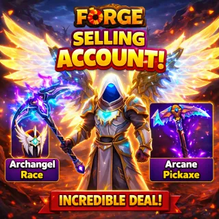The Forge Account | ELF| Lvl.105 | 246k $ |Arcane Pickaxe