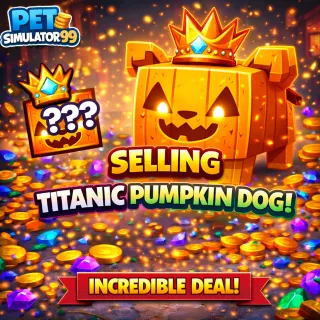 titanic pumpkin dog ps99