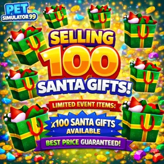 100x santa gift pet simulator 99