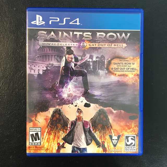 bendición terremoto Guiño Saints Row IV: Re-Elected + Gat out of Hell - PS4 Juegos (Good) - Gameflip