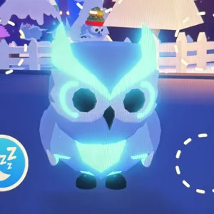 Neon Snow Owl