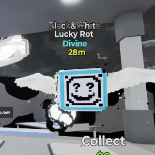 Lucky Rot Divine Black&White