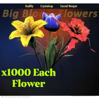 Big Bloom Flowers x1000