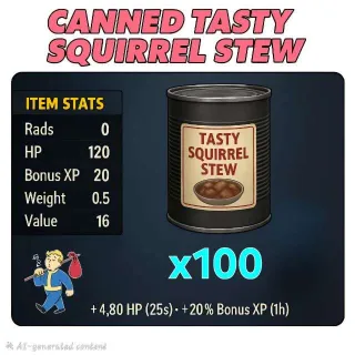Tasty Squirrel Stew x100