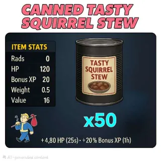 Tasty Squirrel Stew x50
