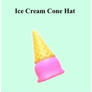 Ice cream cone hat