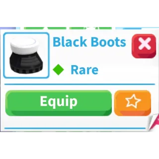 Black boots