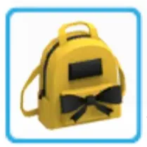Yellow Designer Backpack