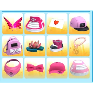 Preppy pink pet wear bundle