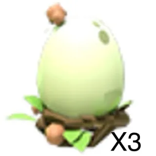 Woodland Egg x3