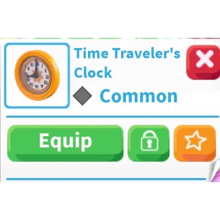 Time traveler’s clock