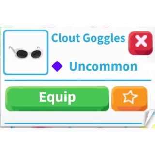 Clout goggles pet wear