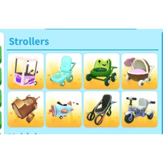 Adopt me stroller bundle