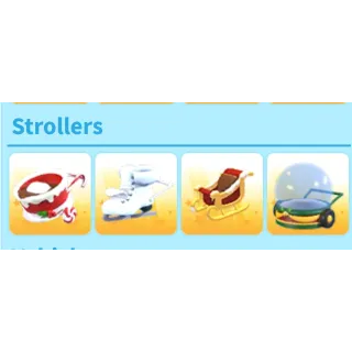 Adopt me stroller bundle