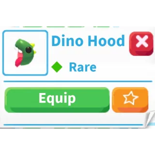 Dino hood