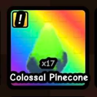 15x colossal pinecone on build a zoo