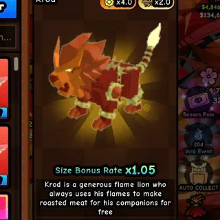 rare pet on build a zoo
