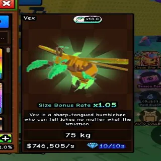Slime Vex on build a zoo