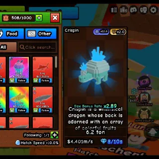 4.4m Elite Crispin With Mutaion - Build A Zoo